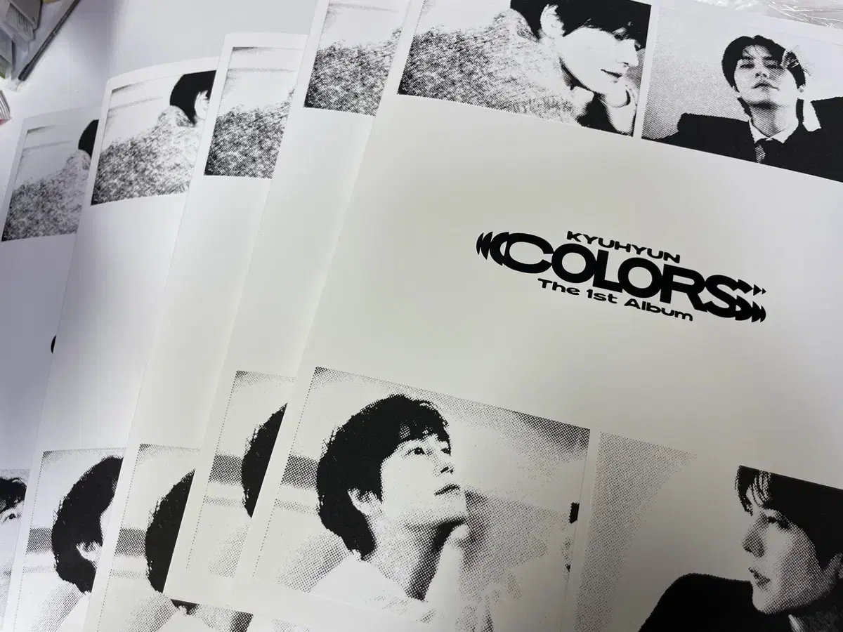 슈퍼주니어 규현 colors 포토북 버전 개봉 앨범