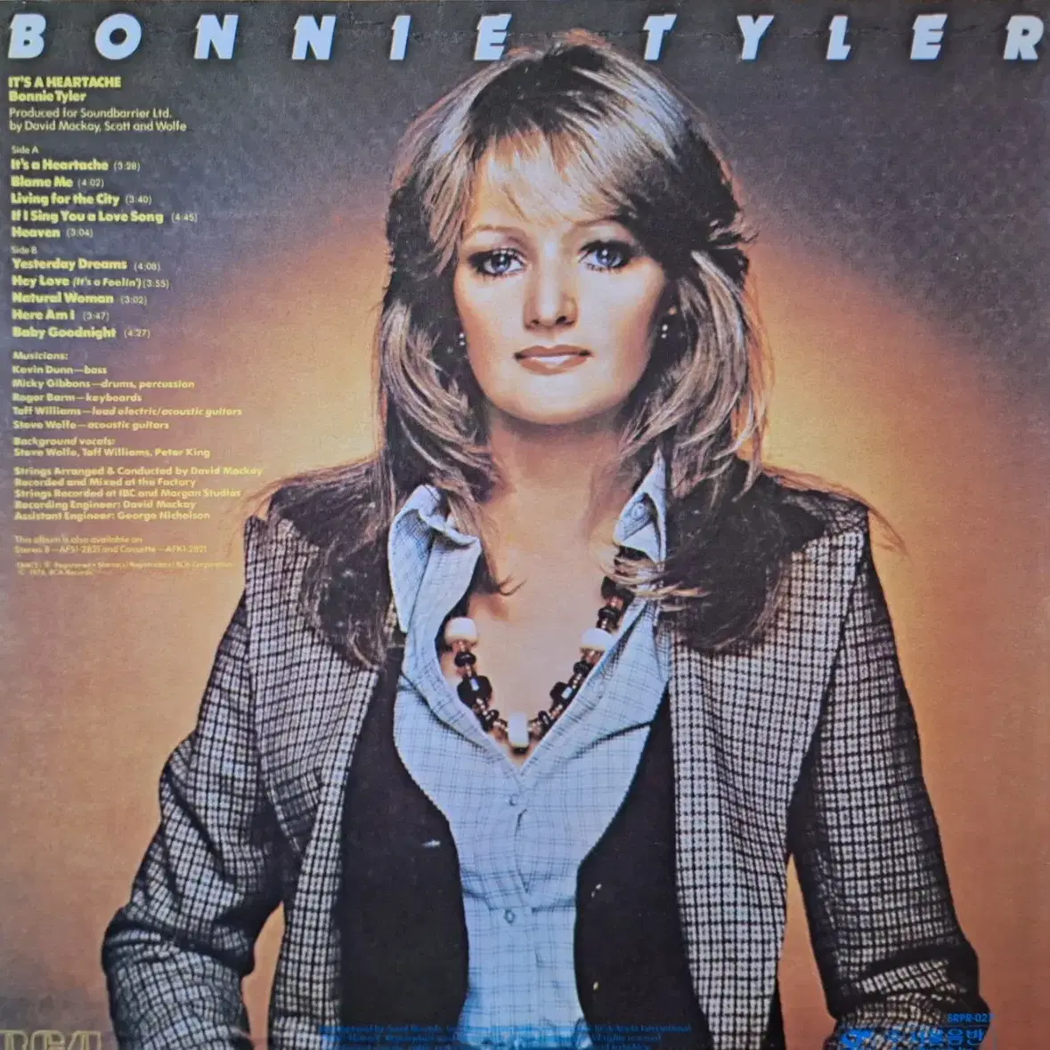 Bonnie Tyler - It's a heartache LP