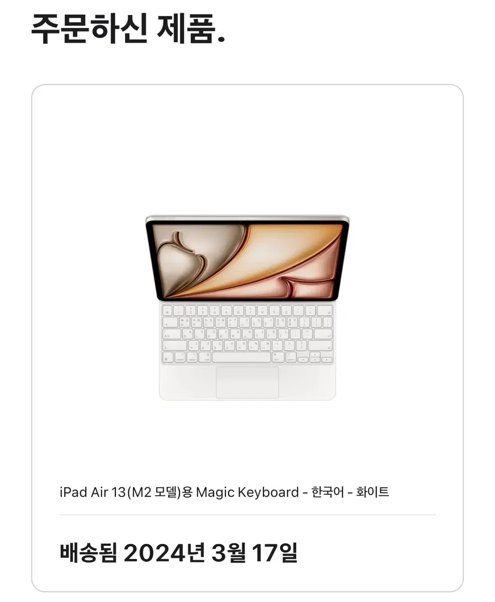 iPad Air 13 매직키보드