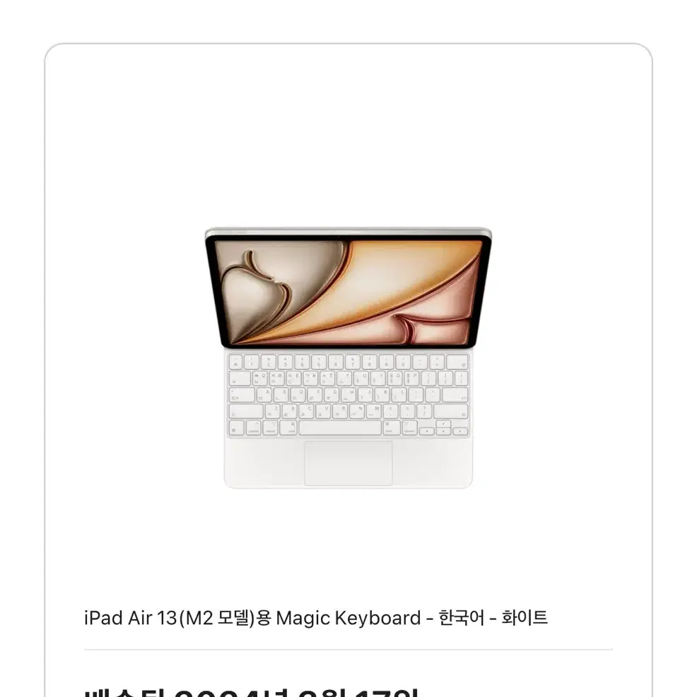 iPad Air 13 매직키보드