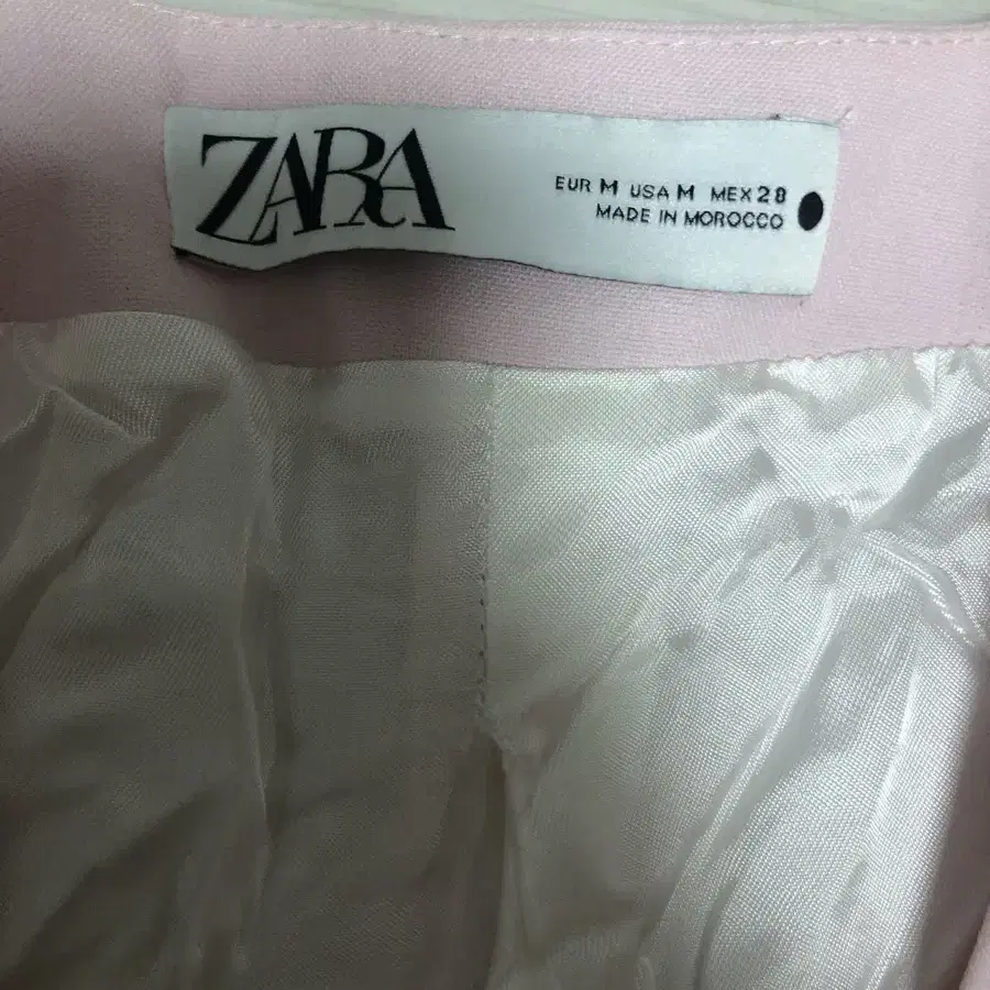 ZARA Pink Draped Twist Knot Jacket Blaze