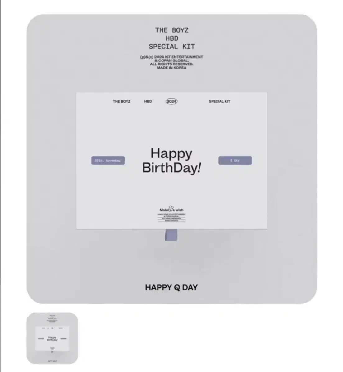 더보이즈 큐 생일키트 미개봉 양도