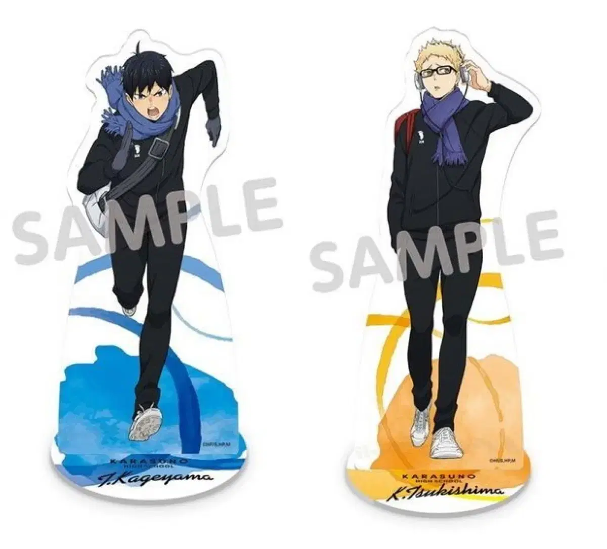 Haikyuu Kageyama Tsukishima Winter Back to School Acrylic Stand Unsealed