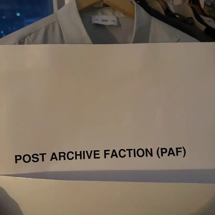 post archive faction 파프 7.0 shirt center