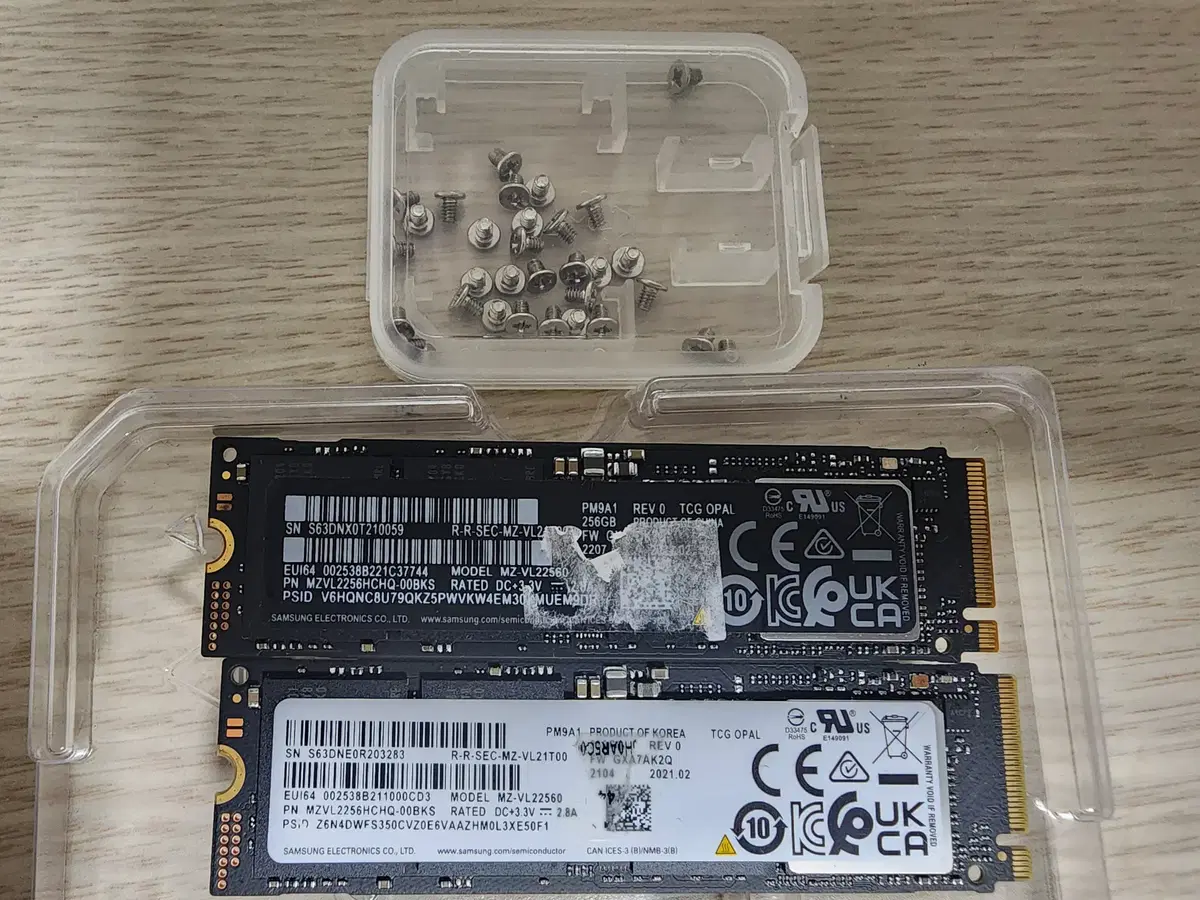 삼성 PM9a1 SSD 256GB 외.. /원도우10, 문서