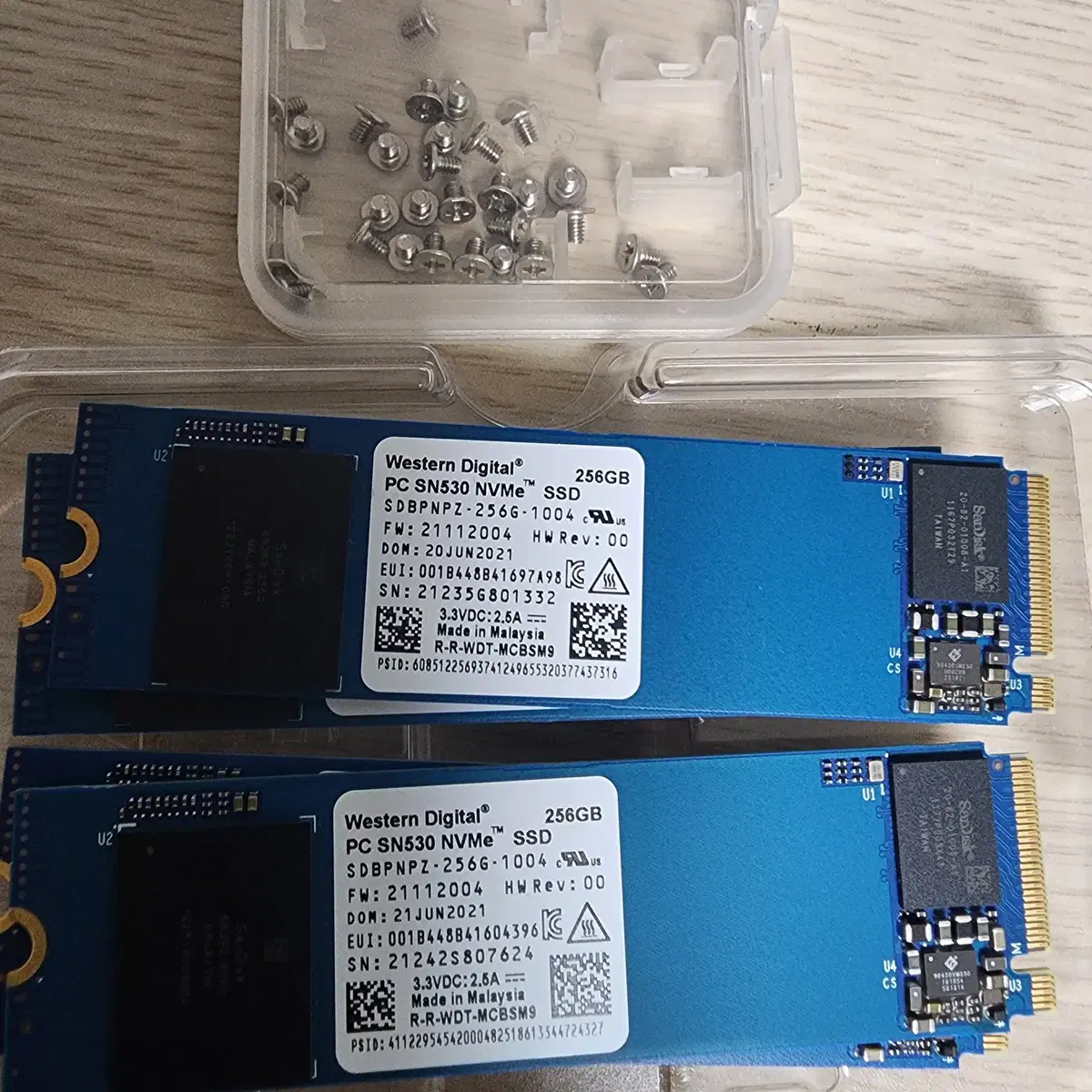 WD sn530 SSD 256GB 외.. /원도우10, 문서