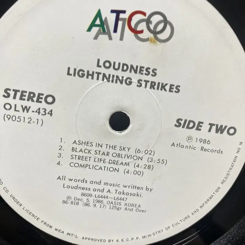 LOUDNESS   LP / AA6605