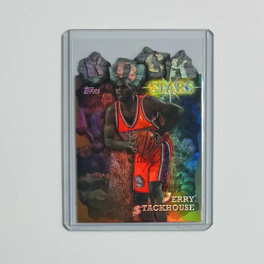 제리 스택하우스 1997 TOPPS ROCK STARS REFRACTOR