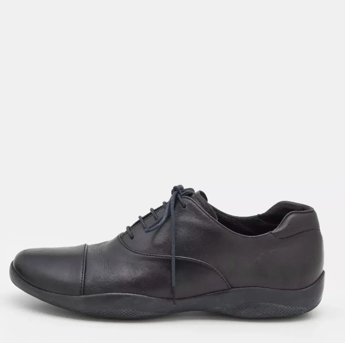 Prada Sports Black Leather Low Top Snea