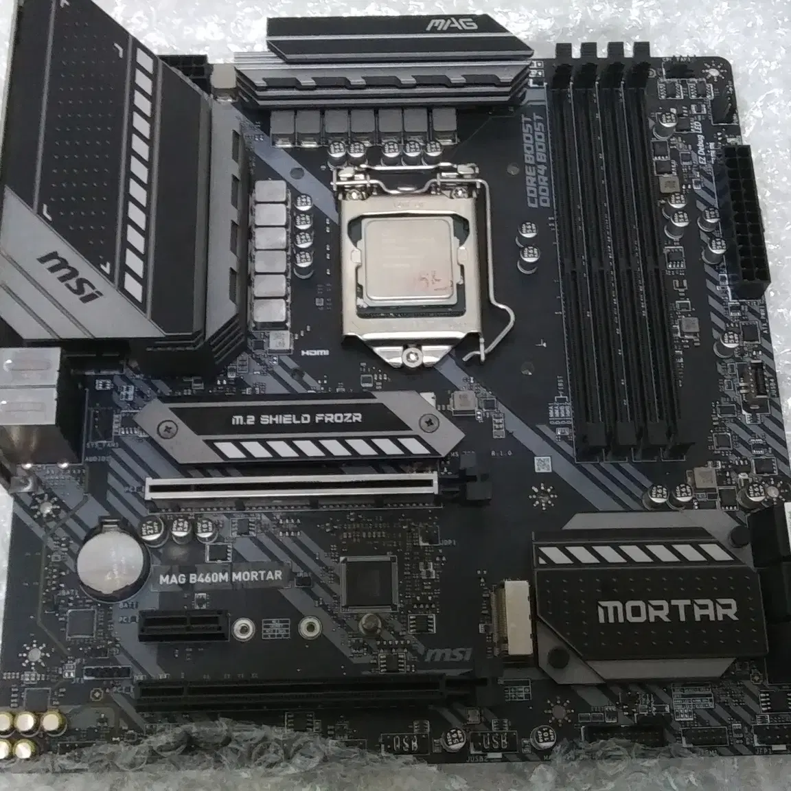 MSI  B460M 박격포  i5 10400F  삼성메모리 DDR4 8G