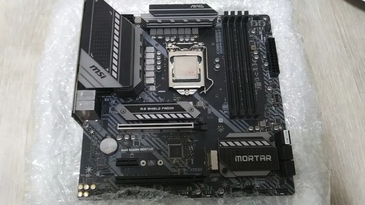 MSI  B460M 박격포  i5 10400F  삼성메모리 DDR4 8G