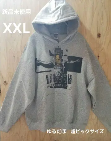 미사용 새상품 에반게리온 2번째 사도 후드티 8온스 속기모 2XL 그레이