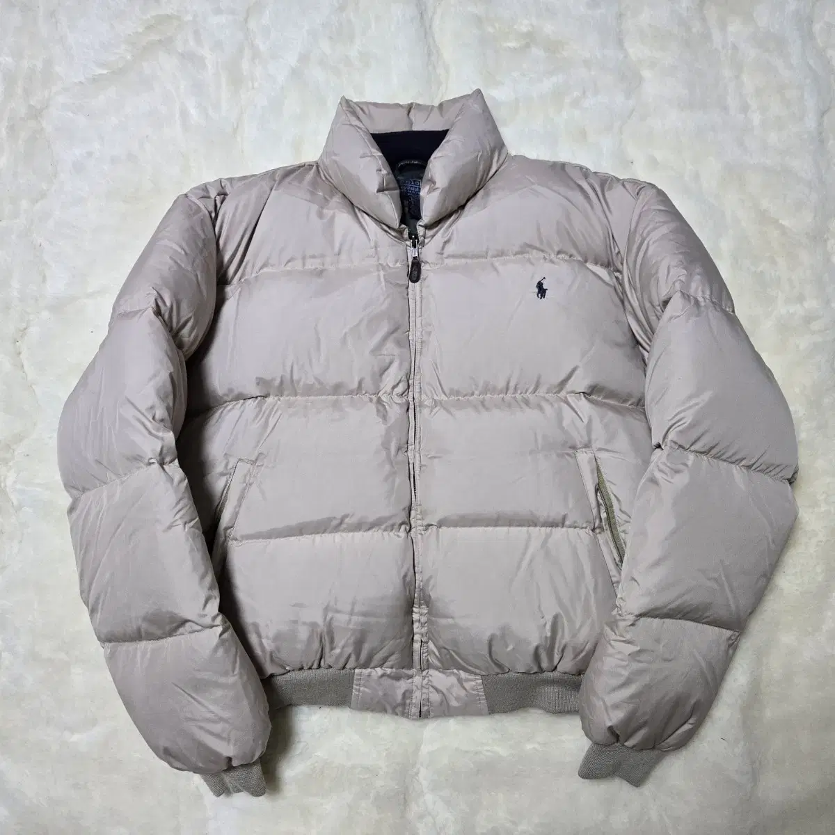 [M] Polo Ralph Lauren OG puffer down jacket beige made in USA