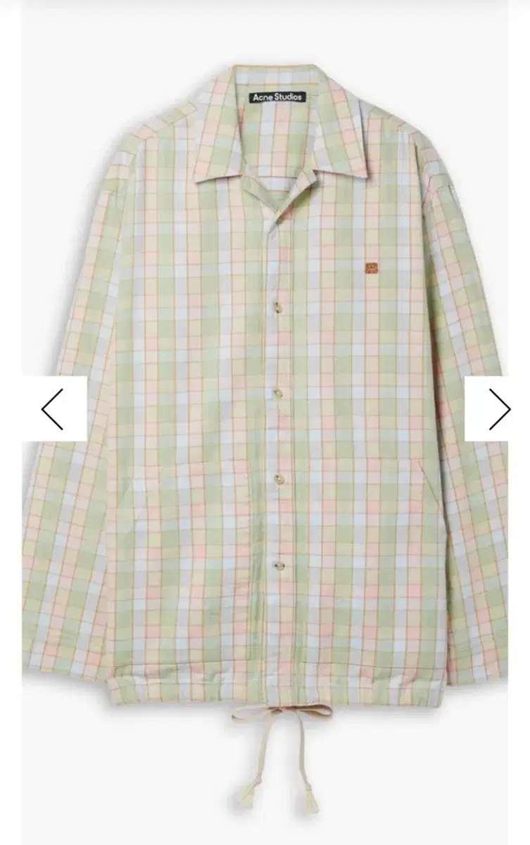 아크네 스튜디오 CHECKED COTTON FLANNEL SHIRT