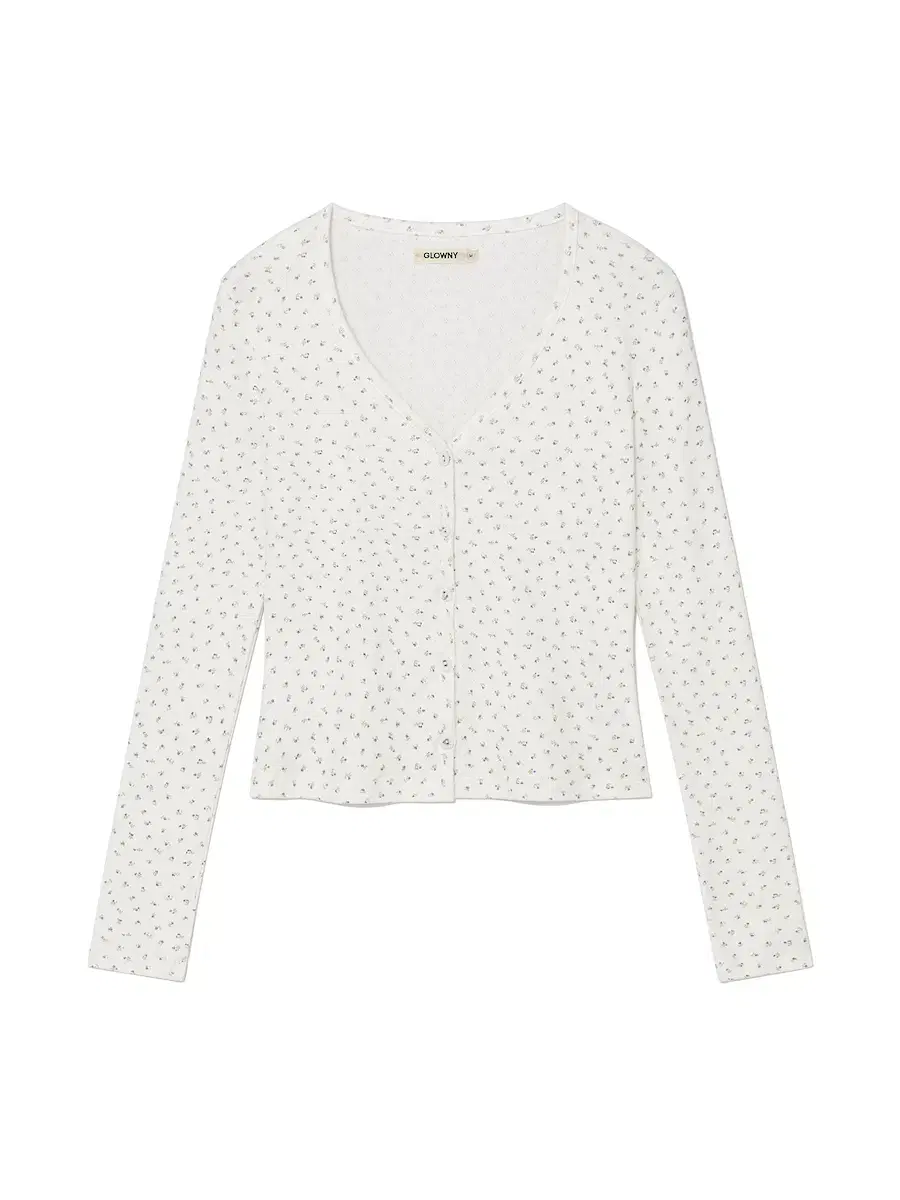 PROVINCE EYELET CARDIGAN S(CREAM BLOOM)