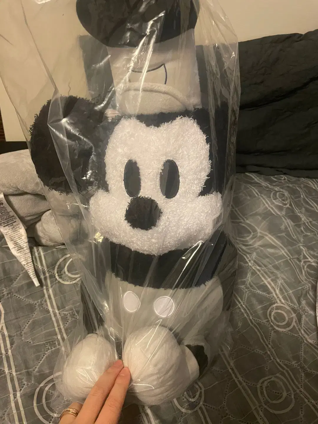 Genuine Steamboat Willie 45cm doll Disney Store Mickey Mouse