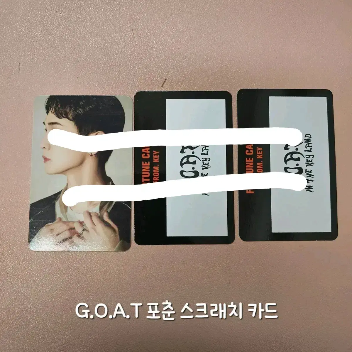 키포카 키랜드 포츈스크래치 카드 key포카 GOAT포카 2set