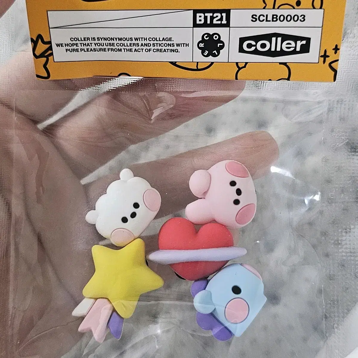 bt21 미니니 꼴레 다트 스티콘