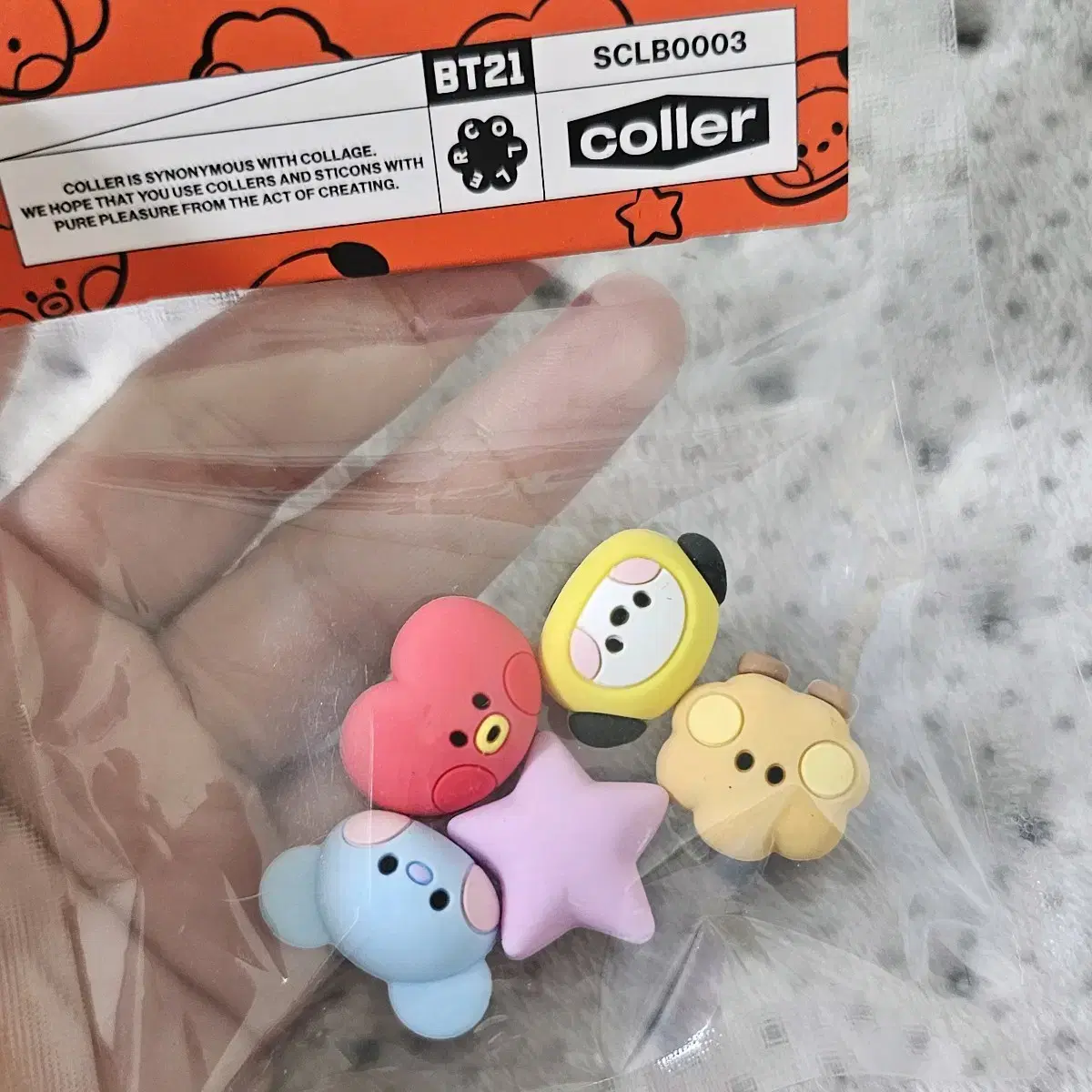 bt21 미니니 꼴레 다트 스티콘