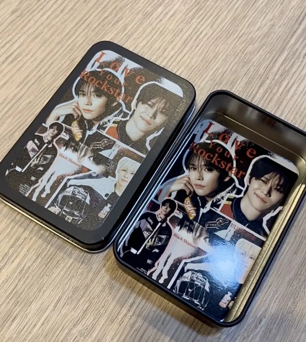 Love your rockstar eunseok TinCase Black Set