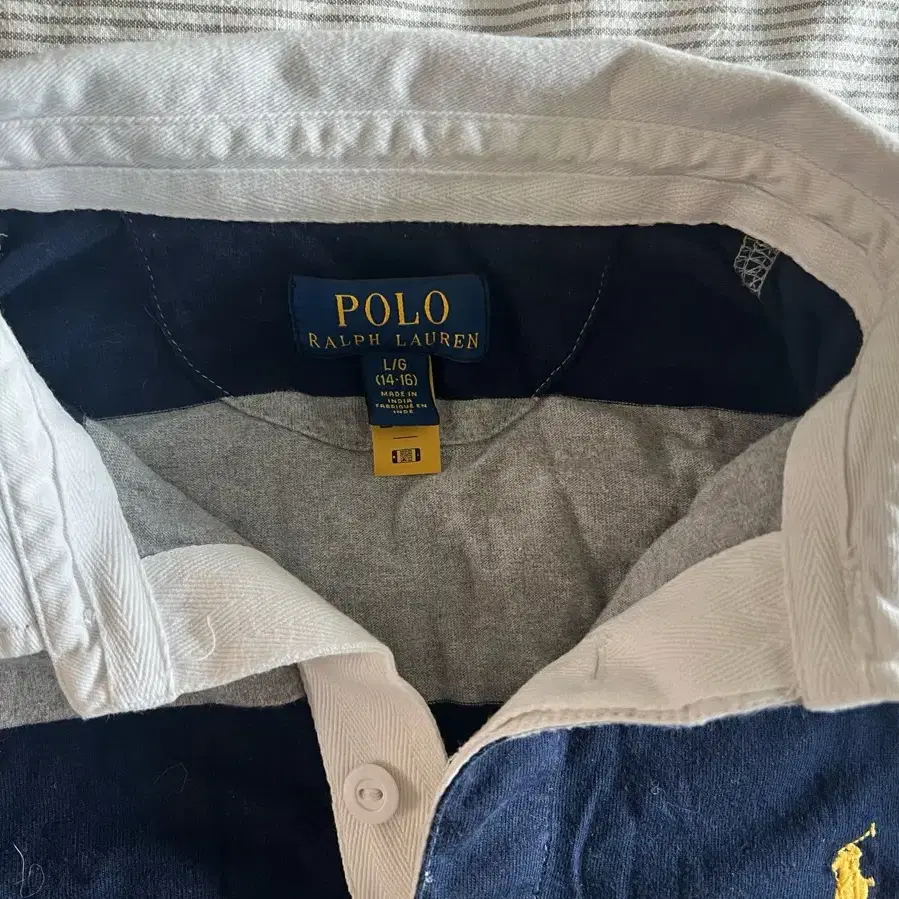 Polo Ralph Lauren 폴로 럭비 티셔츠 네이비 (boys L)