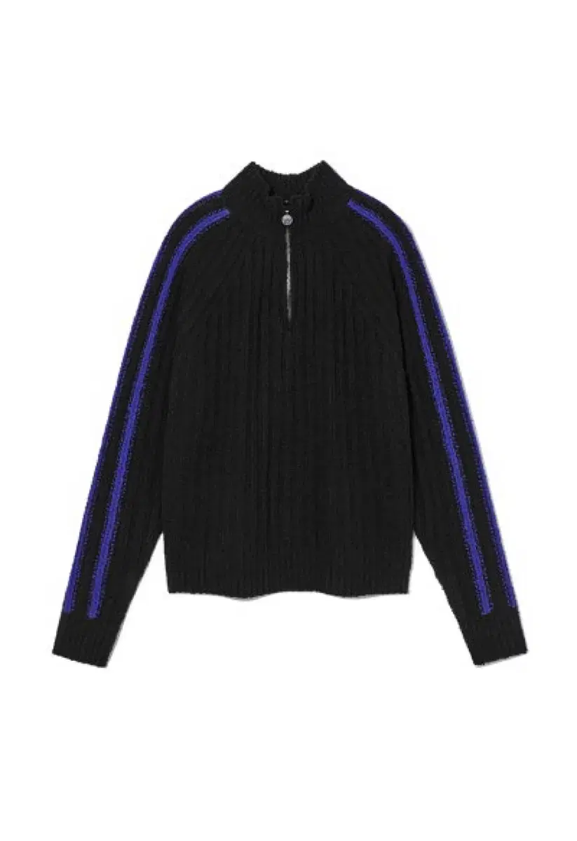 Open yy Ribbed Half-Zip Pullover 니트