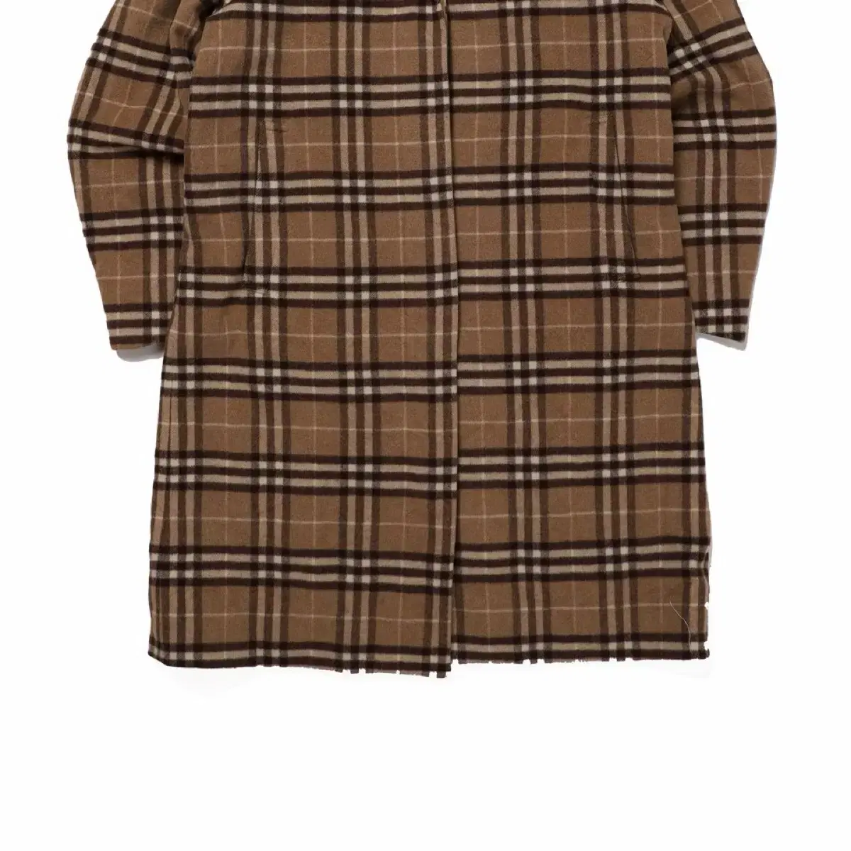 Burberry Nova Check Wool Single Coat