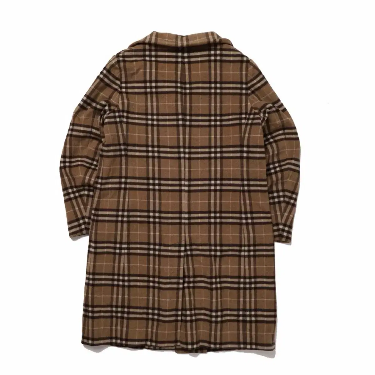 Burberry Nova Check Wool Single Coat