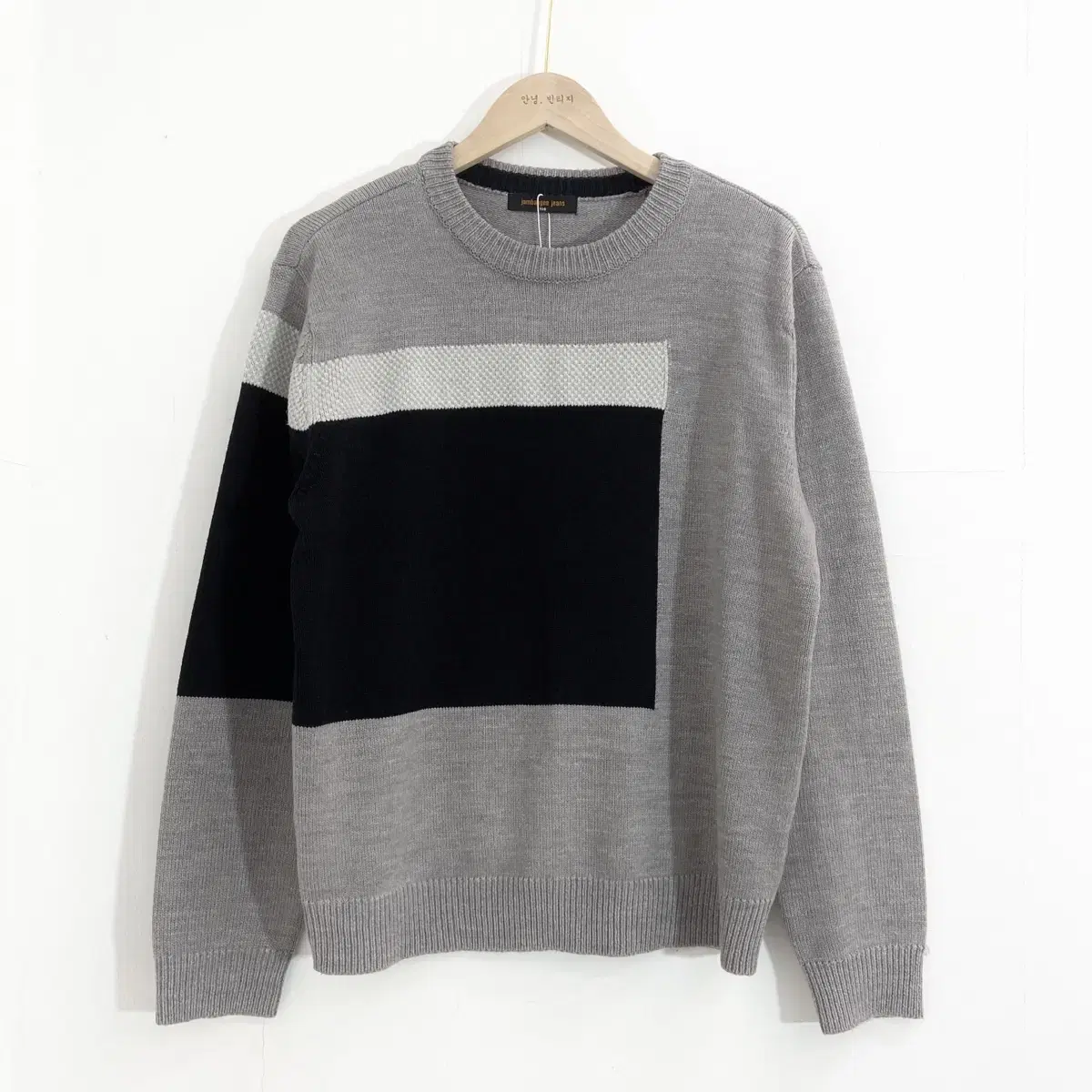 잠뱅이 니트 스웨터 L(100) Jambangee Knit Sweater