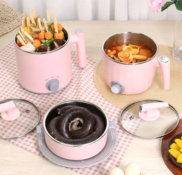 Multicooker 1.3+1.5 Stove Top Steamer Boiled Egg Ramen Pot with Egg Steamer