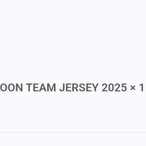 crazy raccoon 2025 team jersey 유니폼 양도합니다