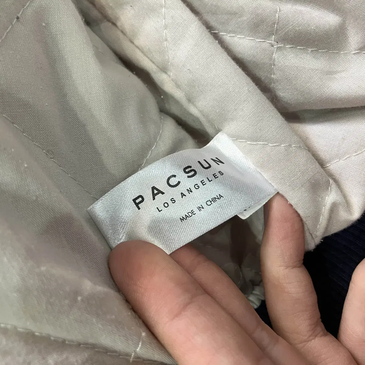 PACSUN 데님 바시티 자켓