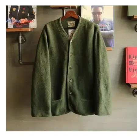 Australia open collar Wool jacket (105)