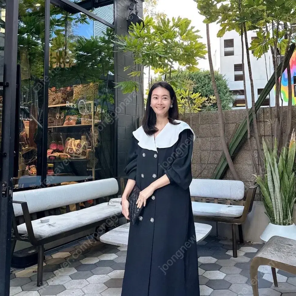 세일] 플리카 빅카라 프릴 원피스