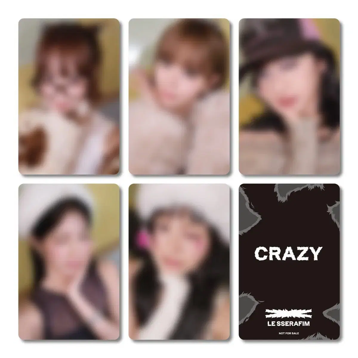 르세라핌 일본 crazy 크레이지 hmv 타워레코드 럭드 플리스 포카