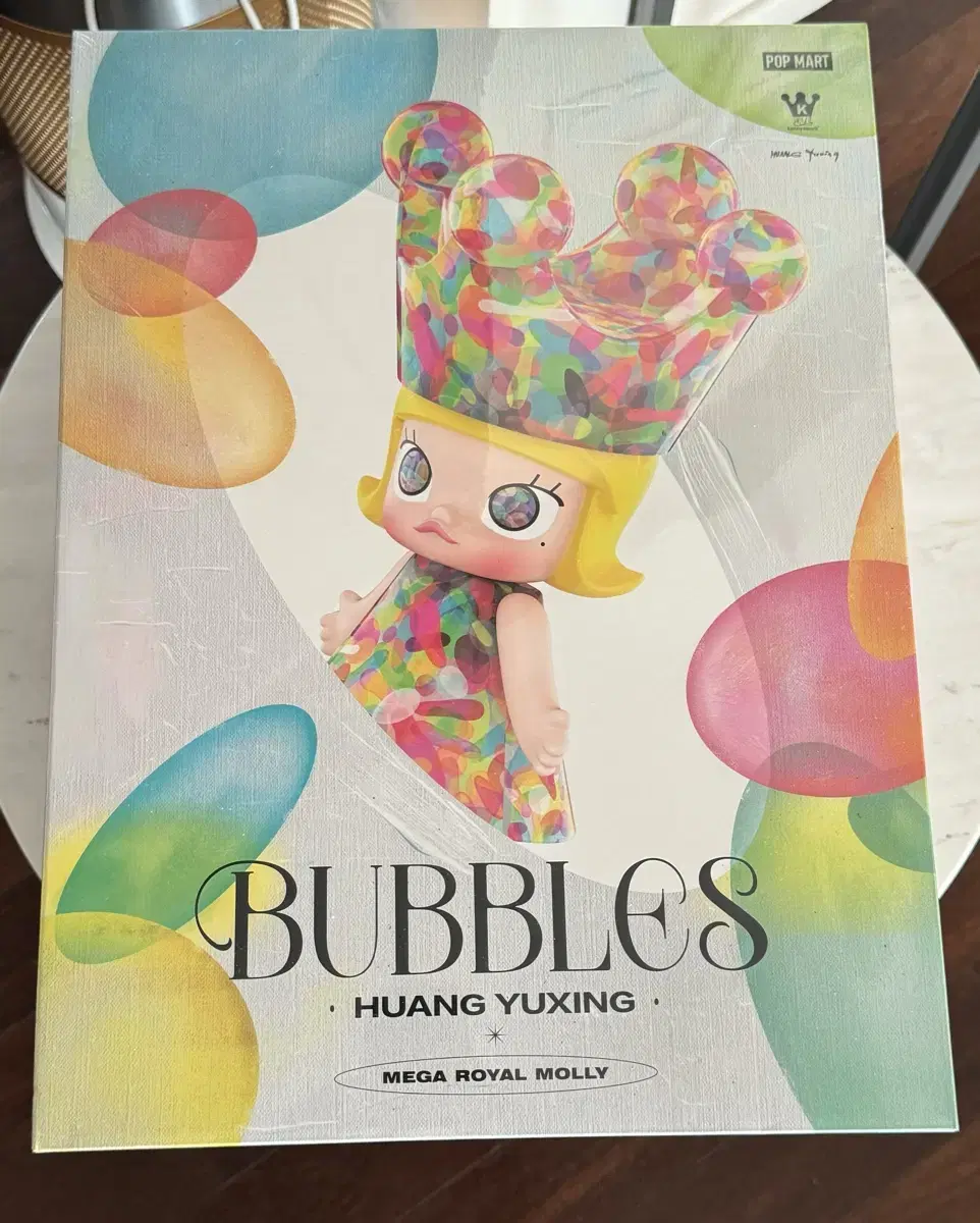 Pop Mart Mega Royal Molly X Huang Yuxing - Bubble 400% - Bubble