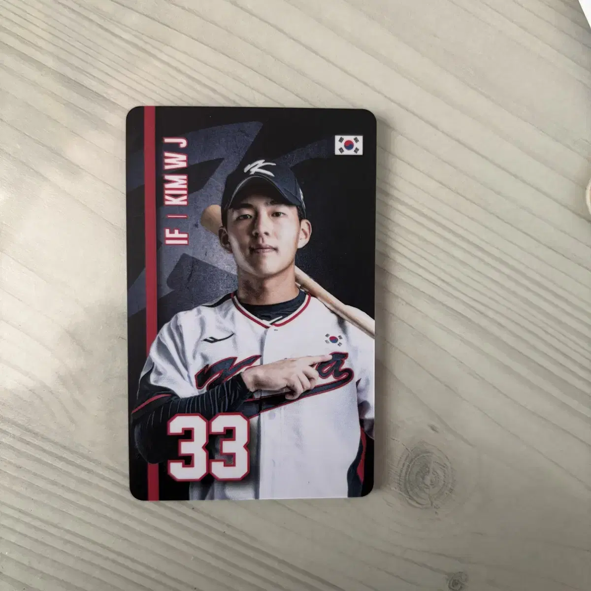 Kim Hwijip Premier12 National Team Photo Card photocard General Photo Card