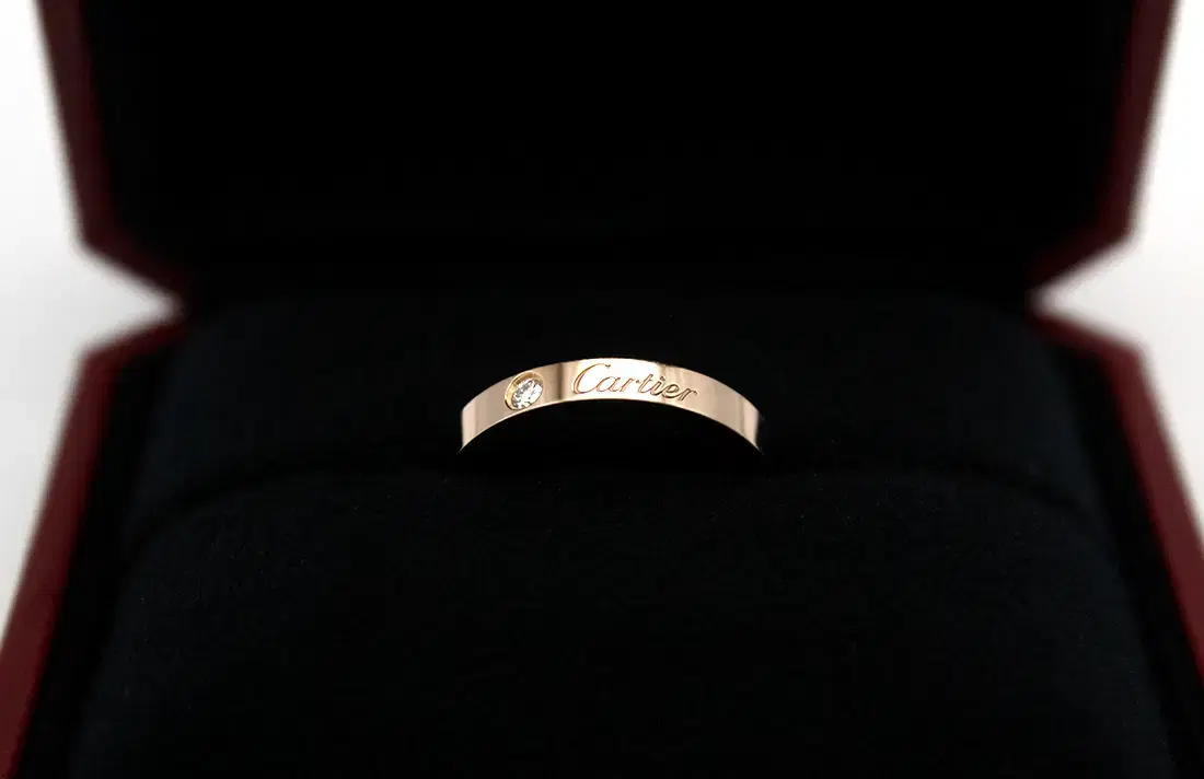 [Used] Cartier Cd Cartier Wedding Band 18K Fingol dia Ring