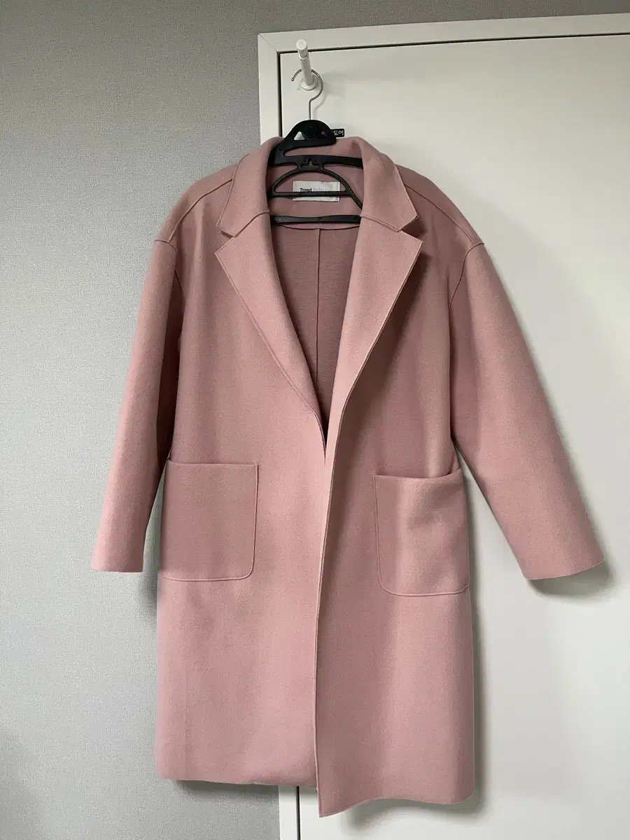 New) Pink long coat