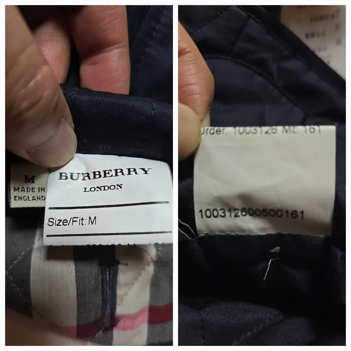 (M) BURBERRY 버버리 여성 퀼팅 재킷 정품