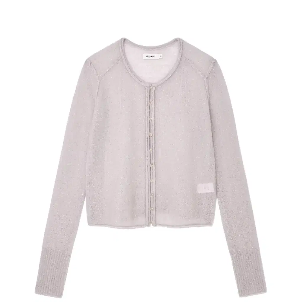 글로니 HOUSE BUTTON CARDIGAN DUSTY LAVENDER