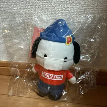새상품 택 포함 산리오 포차코 봉제 인형 마 스캇마스크