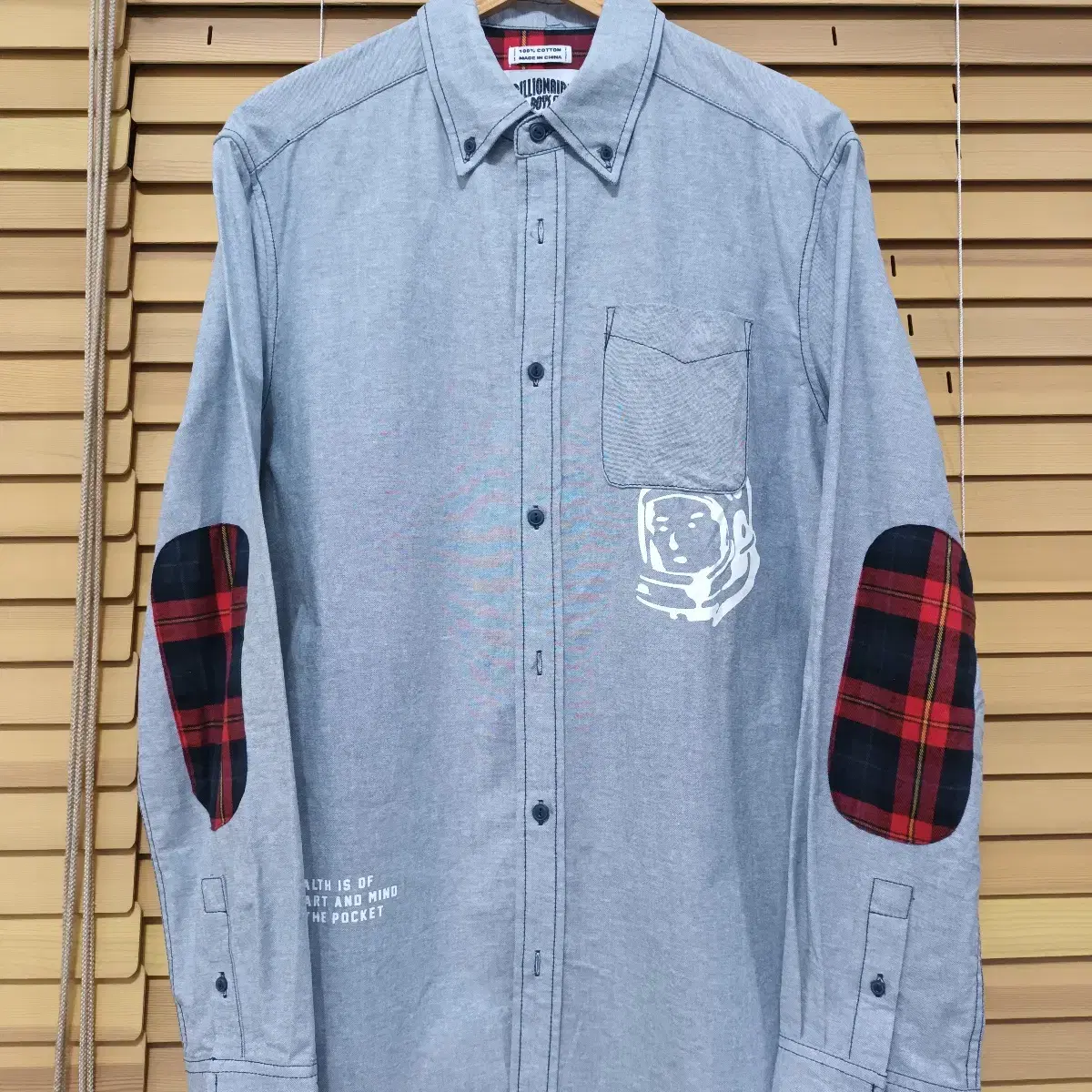 Billionaire boys club 체크포인트 남성 옥스퍼드셔츠 M사