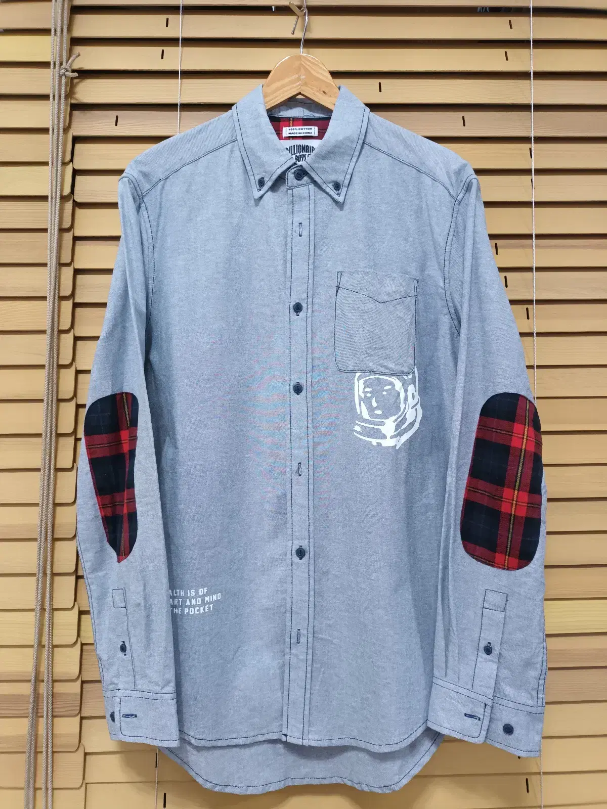 Billionaire boys club 체크포인트 남성 옥스퍼드셔츠 M사