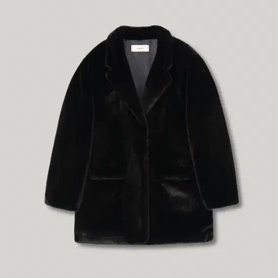 Lo61 Kate Fur Coat black 퍼자켛