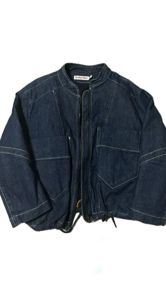 Sea By Chloé Denim Bomber Jacket