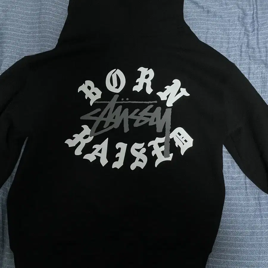 STUSSY 스투시 후드집업 x 본앤블레이즈드