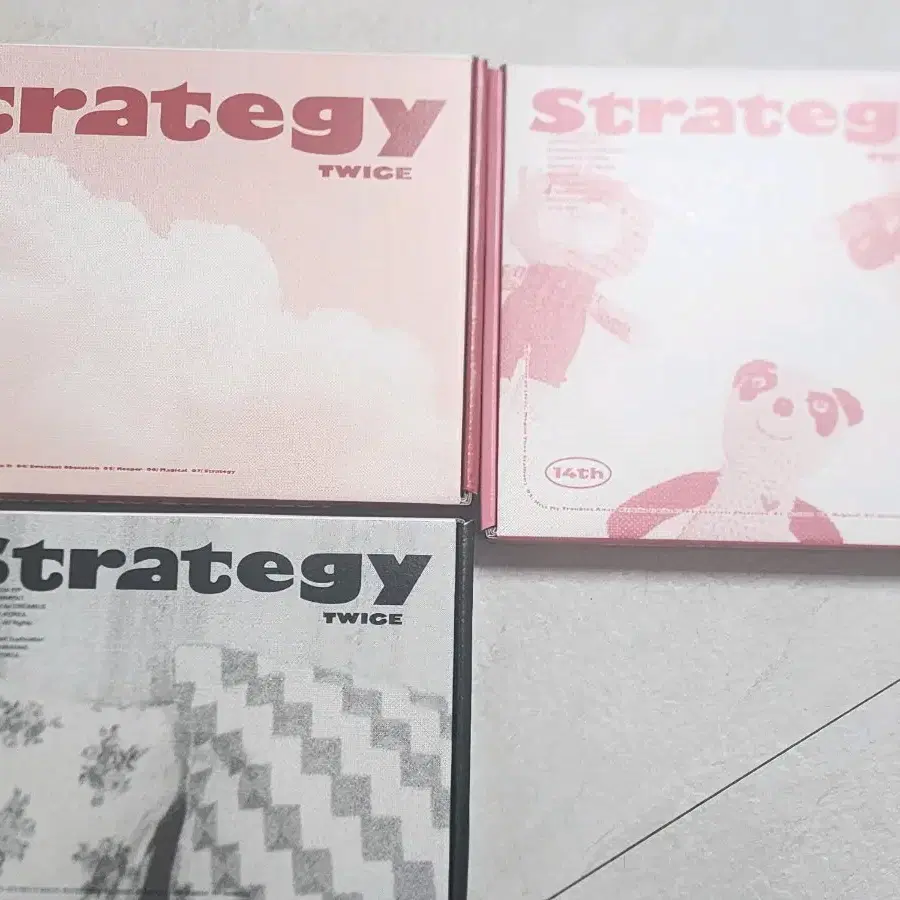 트와이스 strategy 개봉앨범 세트 판매