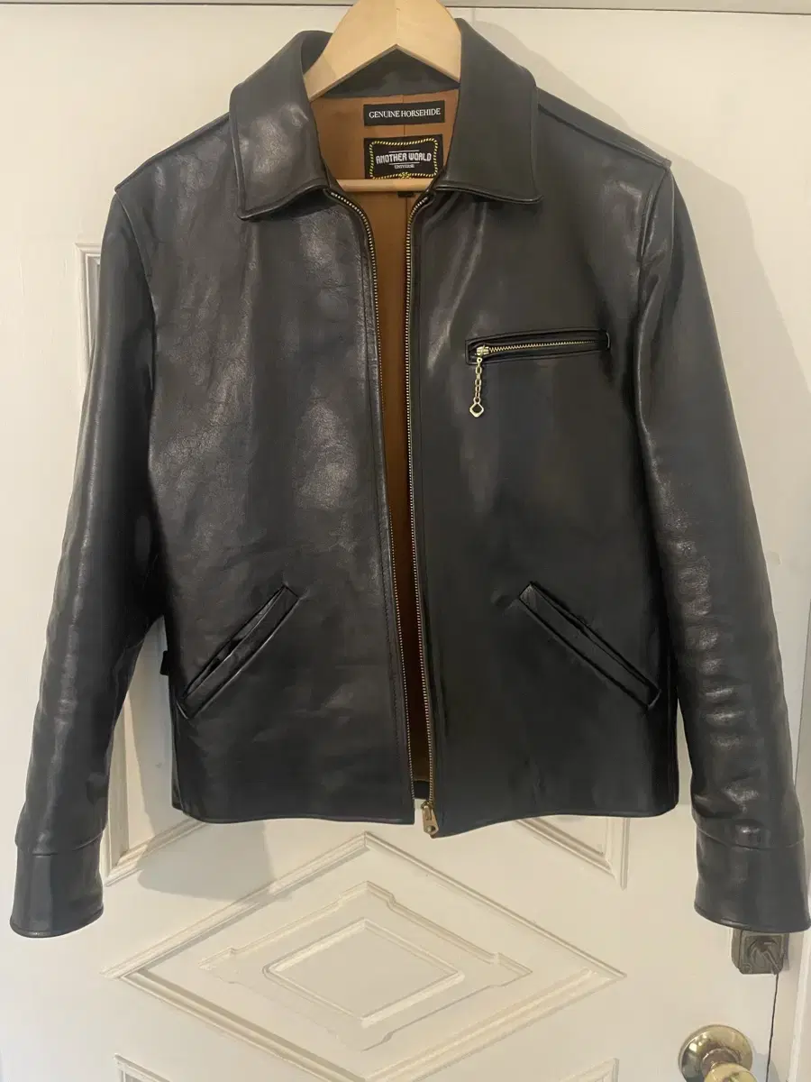 Another World Horsehide Sport Leather Jacket