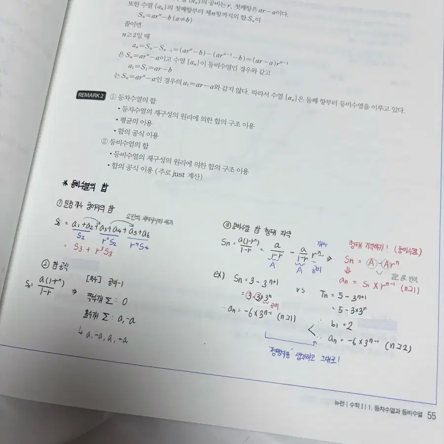 [필기본] 현우진 2025 뉴런 수1 + 뉴런 수2 일괄 싸게 판매!